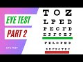 The eye test part 2