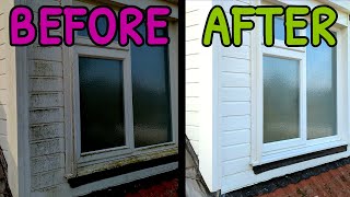 SATISFYING Plastic Cladding UPVC Window Clean   GREEN ALGAE by Froy Whernside 1,135 views 6 months ago 6 minutes, 48 seconds