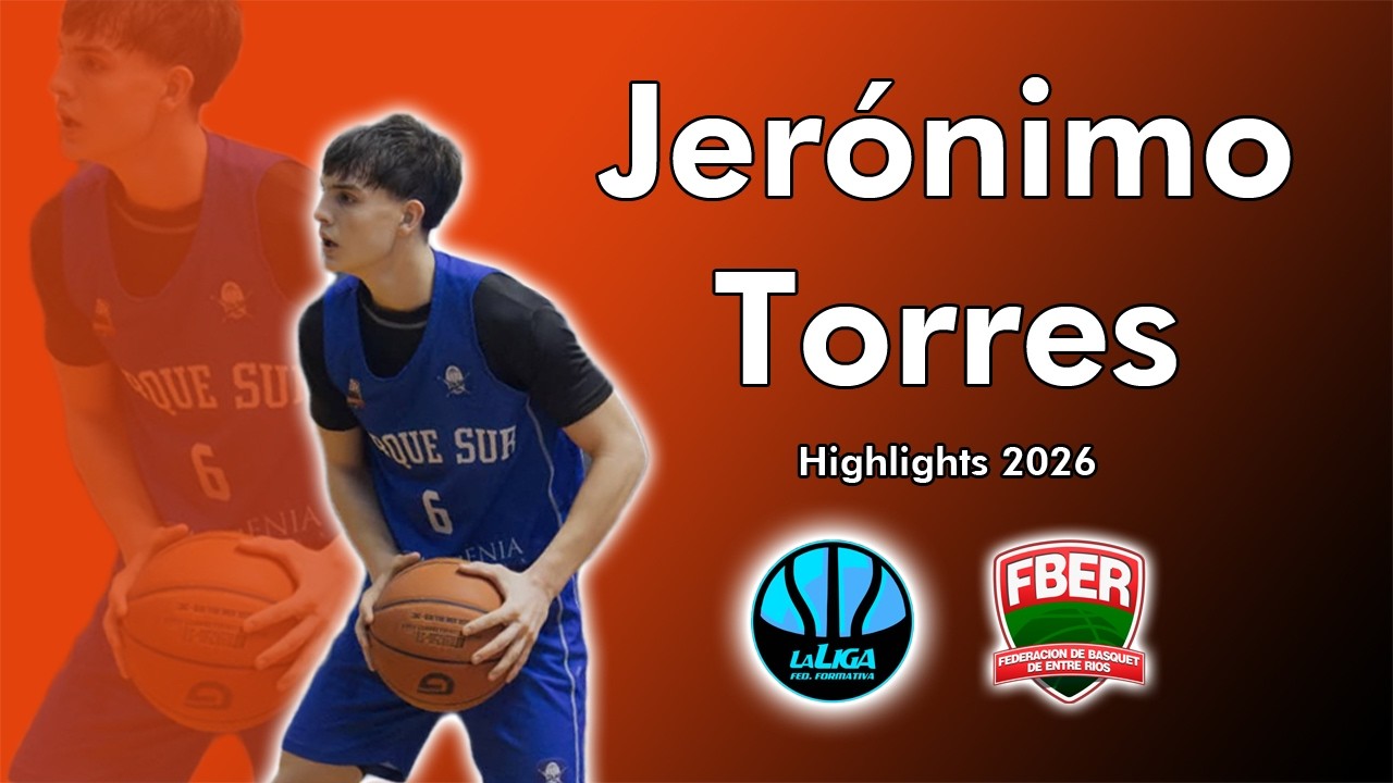 Jeronimo Torres Highlights 2026 || Club Parque Sur - Liga Provincial / Liga Federal Formativa U15