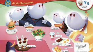Longmans Picture Dictionary For Children - At The Restaurant - Topic 25