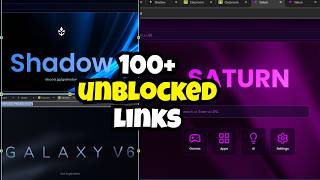 100+ New Satrun, Rammerhead, Galaxy, Shadow Proxy Links | Unblocked websites for school 2026 Wealth