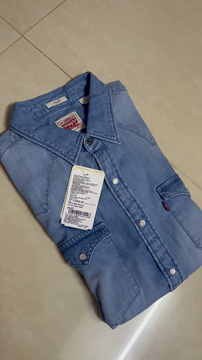 Levi’s slim fit denim shirt 👕 | #levis
