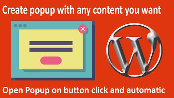 how to add popup in wordpress create any pop up you want