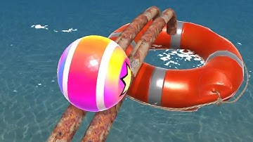 Rolling Balls Sky 3D Gameplay Speedrun Level 24