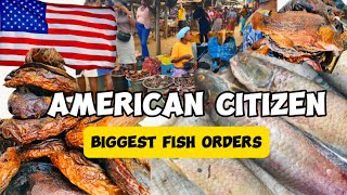 What It Takes To Buy Fish Order For An American Client At The Fish Market In Nigeria #fishmarket