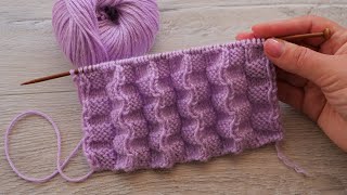 Double sided 3D knitting pattern