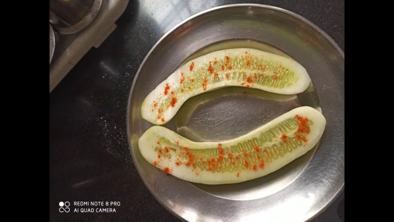 Summer time Body Cooling Cucumber Snack | Quick Indian Recipes