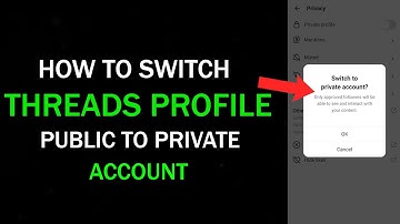 How to switch Threads Profile From Private to Public Account