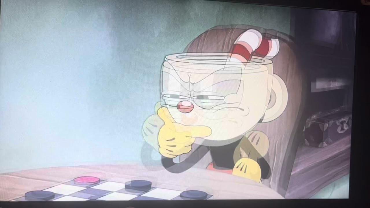 Cuphead sound effects: Cuphead: Mmm… (thinking)