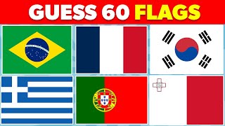 Country Flags Quiz | Guess the country by the flag quiz | Brazil, Slovenia, Malta, Canada