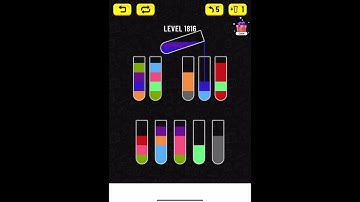 water sort puzzle level 1816