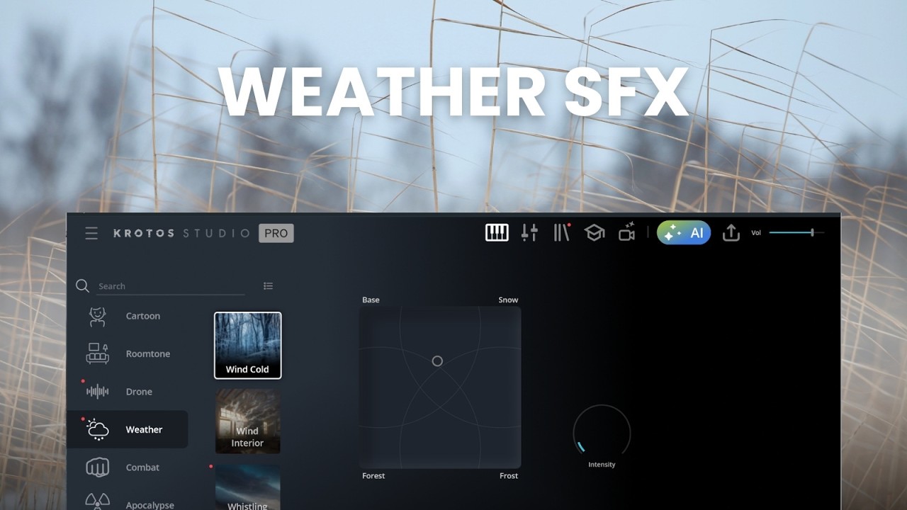 Creating Weather Sound Effects in Krotos Studio
