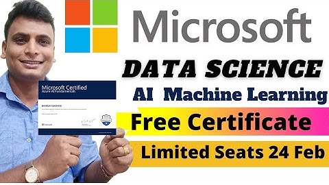 Microsoft AI Classroom Series 2021 Artificial Intelligence Machine Learning Data Science Certificate