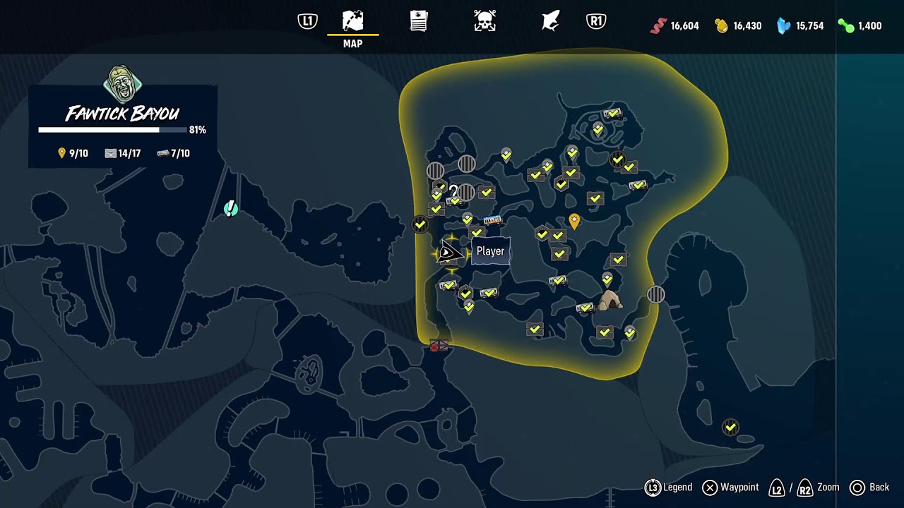 Maneater карта байу фаутик