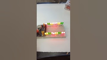 Parallel connections of leds on breadboard electronics electrical projects#circuit #ledlights