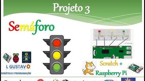 Aula 10 - Projeto 3 - Semáforo com Scratch e Raspberry Pi - Livro Raspberry Pi Descomplicado