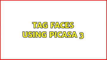 Tag faces using Picasa 3 (3 Solutions!!)