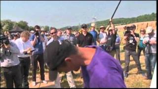 Stuntman Makes Skydive Without Parachute In Uk