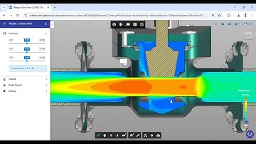 Autonomous Valve CFD Demo - Gate Valve