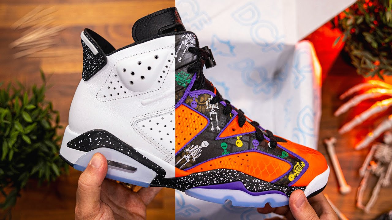 DEAD STOCK CUSTOM MADE GMP JORDAN 6 Today….2019 Nike Air Jordan 6 Retro Custom “Dirty Denim  main image 4