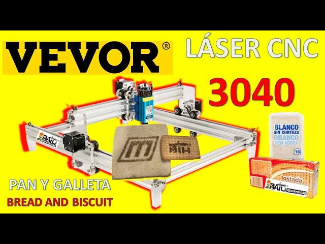 VEVOR Machine à Graver CNC 3040 à 4 Axes 30(X)x40(Y)x5,5(Z)