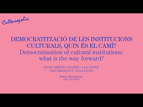 Vídeo: Què és la democratització de la cultura?