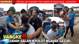 GENDENG❗Gak terima di tegor, bapak ini ngajak ribot || tuendang motor gw || Motovlog indonesia