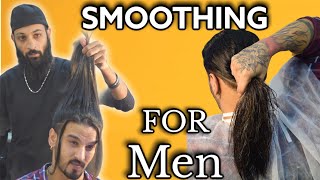 smoothing hair treatment at home || Best Hair Smoothing Hairstyle For Men || superstyle || salon