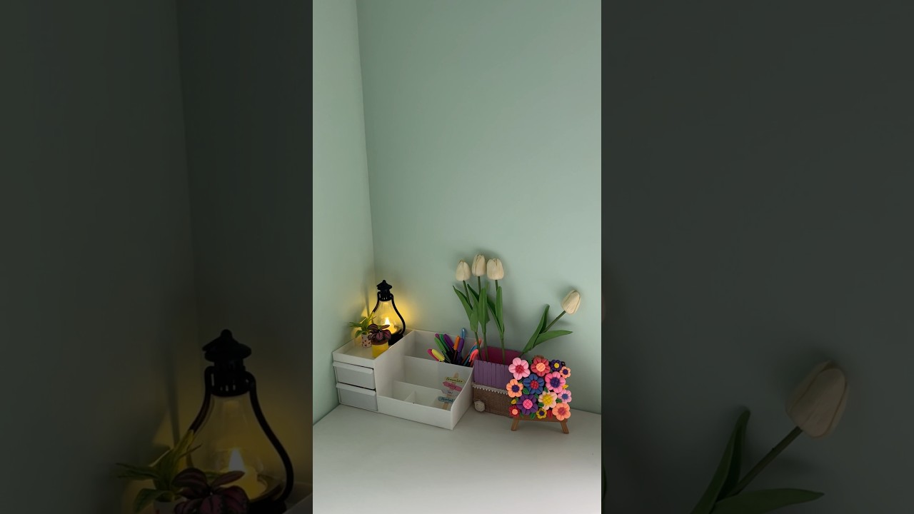 A small table makeover🥹🎀 