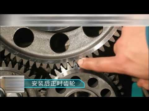 how to install timing gear of SINOTRUK MAN tech MC11 diesel engine