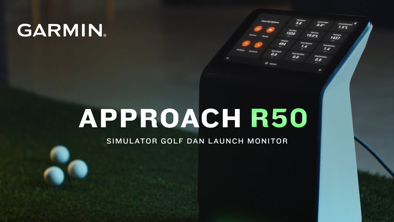 Approach R50 | simulator Golf dan launch monitor - YouTube