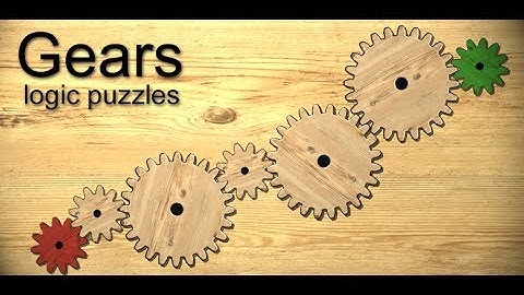 Gears logic puzzle | Game Play | Solved video