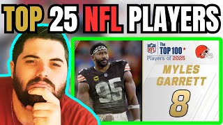 π¬π§ #8 Chatwin Reacts: MYLES GARRETT DE, Browns β Top 100 Players 2025