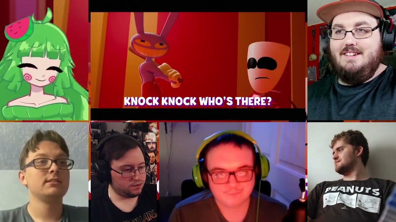 KNOCK KNOCK WHO CARES? (Jax's Song) Feat. Michael Kovach from TADC [REACTION MASH-UP]#2264
