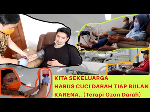 KITA SEKELUARGA HARUS CUCI DARAH TIAP BULAN KARENA.. || ozon darah