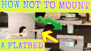 Remount a flatbed 7.3 idi race truck build ep.11 building stronger flat bed mounts by Aspie's garage worthshop 487 views 1 year ago 21 minutes