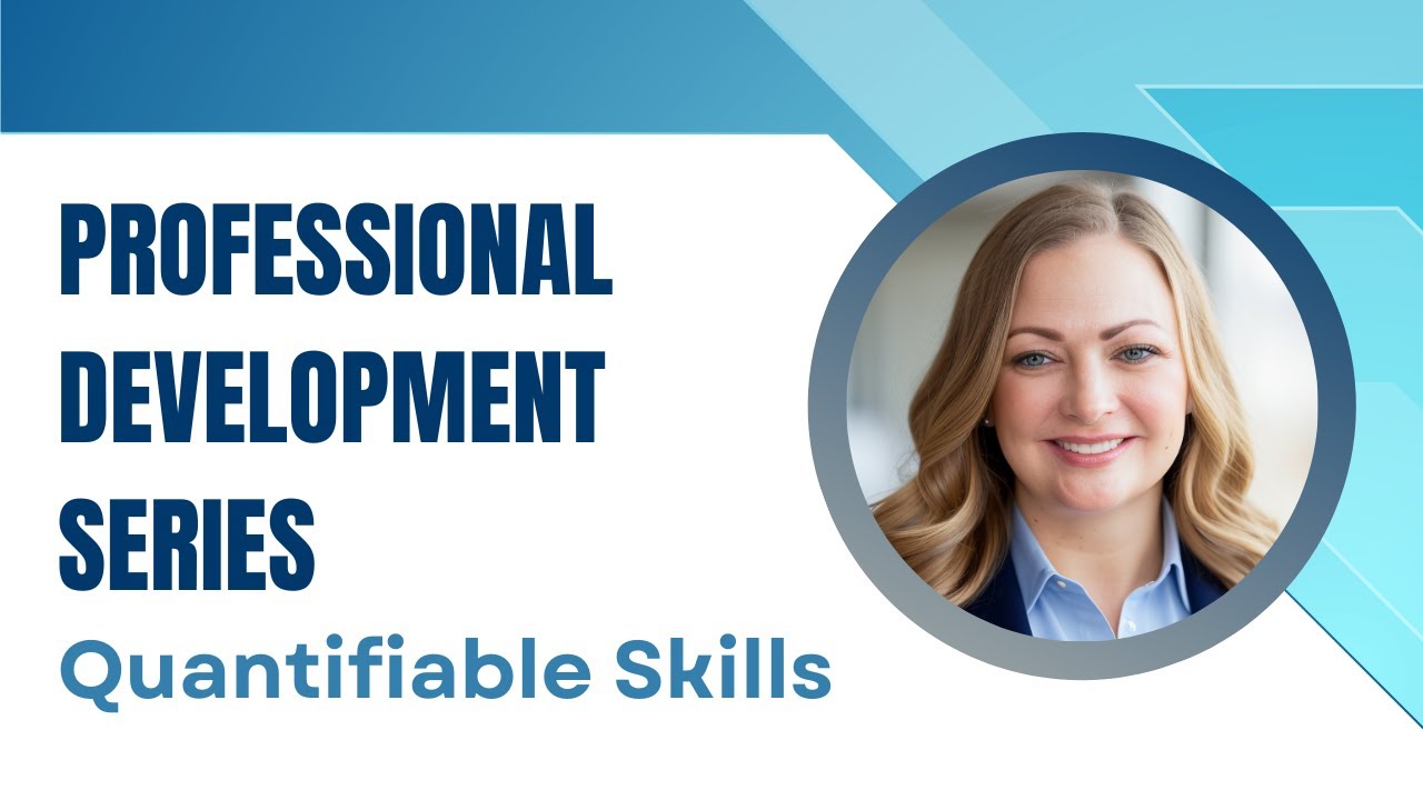 Elevating Your Resume with Quantifiable Skills - YouTube