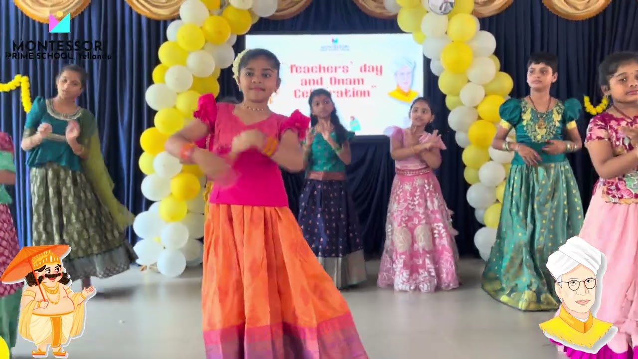 Glimpse of Teachers’ Day and Onam Celebrations at Montessori Prime School, Yellandu.