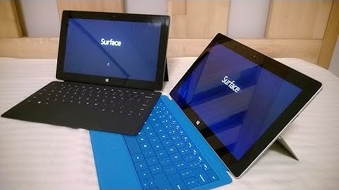 Surface 2 vs Surface: VERY in-depth comparison (WiFi, USB, Benchmark, hardware)