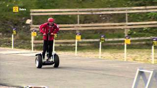 Golden Goal - skiskyting med Segway