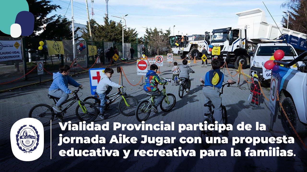Vialidad Provincial participa de la jornada Aike Jugar con una propuesta educativa y recreativa
