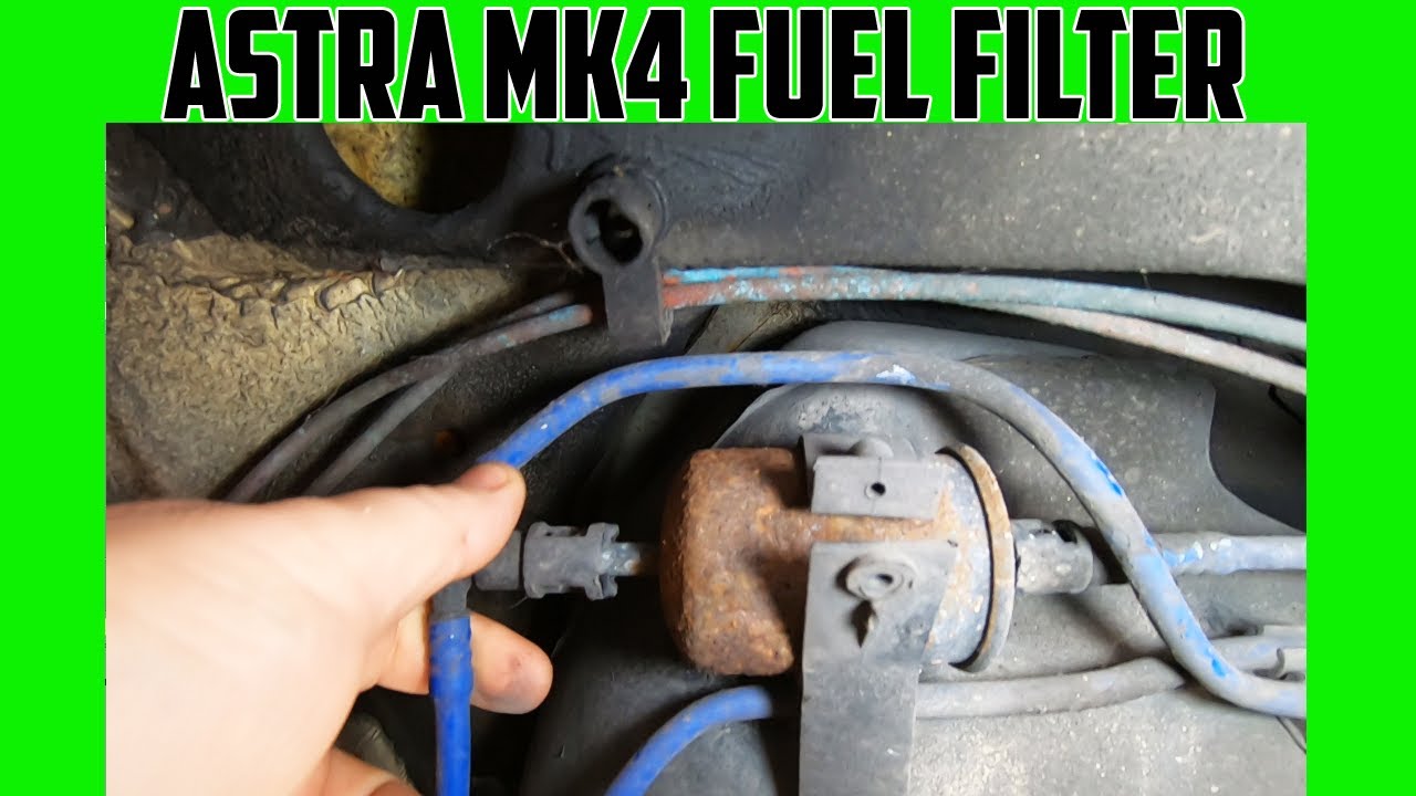 Vauxhall Opel Astra G Mk4 1.8 Fuel Filter Replacement