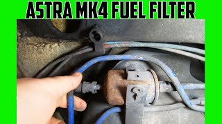 Vauxhall Opel Astra G Mk4 1.8 Fuel Filter Replacement Saturn Astra Fuel Filter