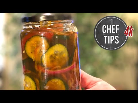 Bread and Butter Pickle Recipe   49ers Homemade Pickles Recipe   Chef Tips