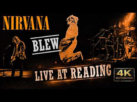 NIRVANA — Blew | Live at Reading 1992 | 4K UHD Archival Remaster