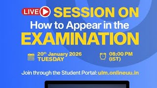 How to Appear in Online Examination | OU Online Exam Guidelines 2026 #uttaranchaluniversity  screenshot 2