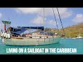LIVING On A BUDGET SAILBOAT That's 45 YEARS OLD: A Day In The Life [Sailing Kittiwake Ep. 104]