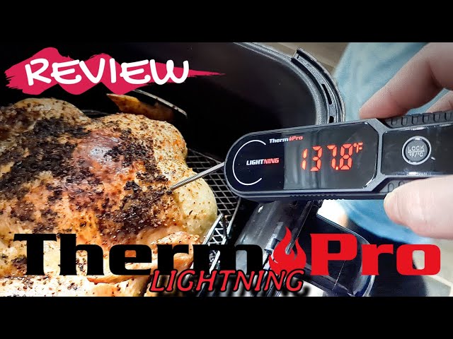 ThermoPro Lightning Instant Read Thermometer Review — Smoke, Fire, Grill:  The Smokehouse