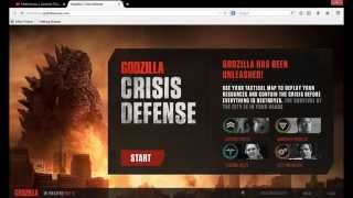 Godzilla 2014- New Browser Game Titled, "Godzilla: Crisis Defense!" screenshot 2