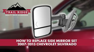 How to Replace Side Mirror 2007-2013 Chevrolet Silverado How To Replace Sideview Mirror 2007 13 Chevy Silverado